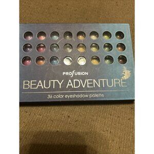 Profusion Beauty Adventure 36 Color Eyeshadow Palette Shimmer & Matte W/applicat